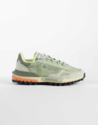 Lacoste Elite Active - Sneakers con logo kaki chiaro-Verde
