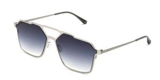 Italia Independent II 0255 075.075 Mens Sunglasses Silver Size 60
