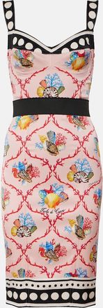 Dolce & Gabbana Capri printed silk-blend minidress