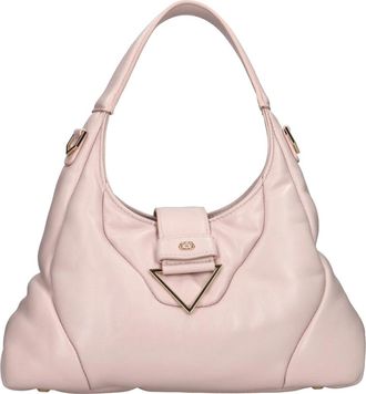 La Carrie Soft Sache Leren Tas - Dames - Schoudertassen - Roze - ONE Size - Leer - Tassen