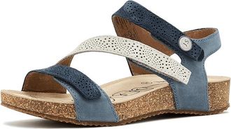 Josef Seibel Tonga 73 Womens Sandals Indigo : EU 40 (US Womens 9-9.5) M, Leather