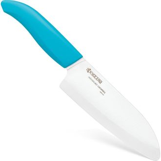 Kyocera Revolution Ceramic 5-1/2 Inch Santoku Knife in Blue at Nordstrom