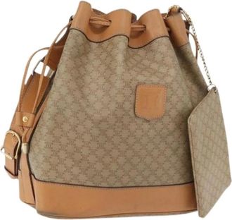 Celine Pre-owned Bucket Bags, female, Beige, Size: ONE SIZE Pre-owned Vintage Bucket Bag