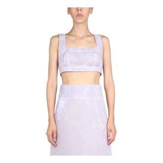 Jil Sander Sleeveless Top - female - Jil Sander - Sleeveless Tops - Purple - S - Tops