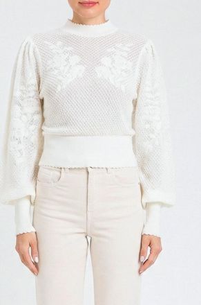 Twinset Pullover girocollo Twinset in crochet di cotone