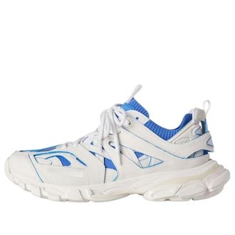 Balenciaga Track Sock Sneakers White Blue 736330W3SKC9040