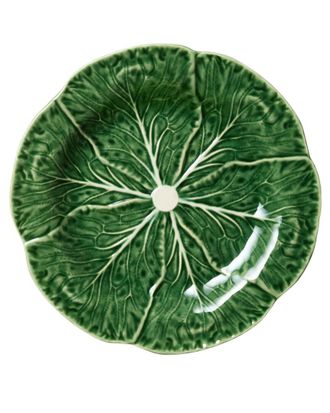 Certified International Set Of 4 Le Jardin Cabbage 3-D Salad Plate