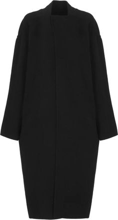 Rick Owens Jassen, Dames, Zwart, S, Wol, Island Coat