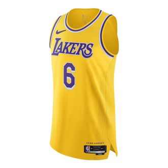 Nike x NBA Lakers LeBron James Jerseys Yellow DM6028-728