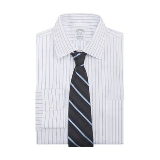 Brooks Brothers Ainsley Kraag Overhemd - Heren - Overhemden - Wit - Maat: XL Katoen