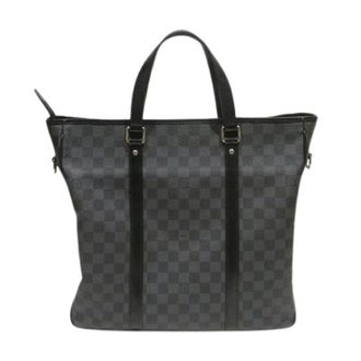 Louis Vuitton Pre-owned Tote Bags, male, Black, Size: ONE SIZE Pre-owned Tadao PM Damier Graphite Tote Bag