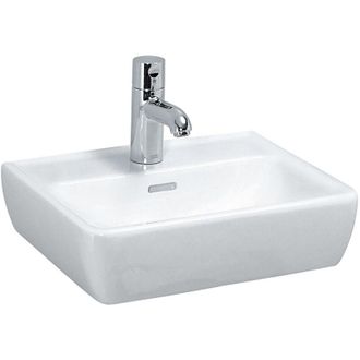 Laufen Laufen - Pro A Lavabo Con Enjuague Manual, 1 Agujero Para Grifo