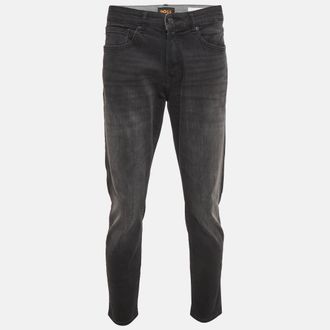 Boss Orange by Hugo Boss Black Denim Onyx Slim Tapered Jeans M Waist 37