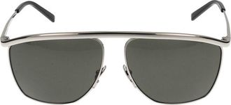 Saint Laurent Zonnebril Saint Laurent Sl 820 Victoire 001 Zilver Zilvergrijs /13/135