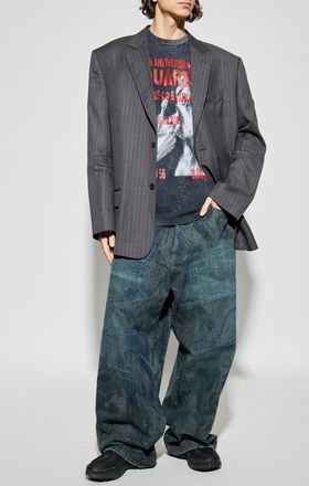 Dsquared2 T-shirt With Print, Mens, Grey