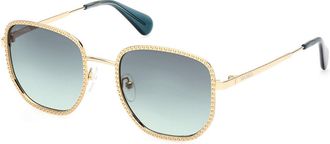 Max & Co. MO0091 30P Womens Sunglasses Gold Size 52