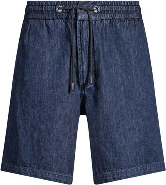 HUGO BOSS Blauwe relaxed fit jeans - Heren - Denim shorts - Blauw - W35 - Katoen - Korte Broeken