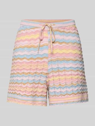 Jake*s Casual Bermudas mit elastischem Bund in Apricot, Gr&ouml;&szlig;e XL