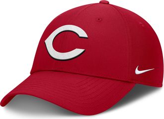 Nike Cincinnati Reds Club Nike Mens Dri-FIT MLB Adjustable Hat in Red | NB026DLRED-T0X