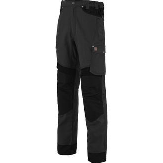 Lafont Pantalones Con Bolsillos Y Volantes En La Cintura, Rotor Negro, Talla Xl - Fr(52)