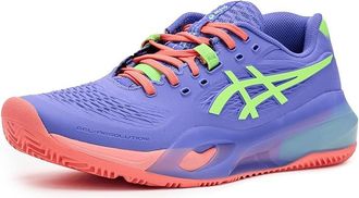 Asics Gel-Resolution X Padel Womens Tennis Shoes Amethyst/Illuminate Green : 11.5 B - Medium, Synthetic