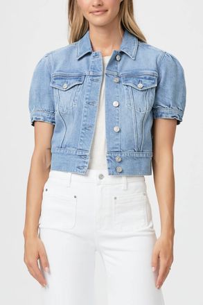Paige Kendra Short Sleeve Jacket In Lowen
