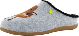 Hot Potatoes Mens Bezau Slipper, Gris, 11.5 UK