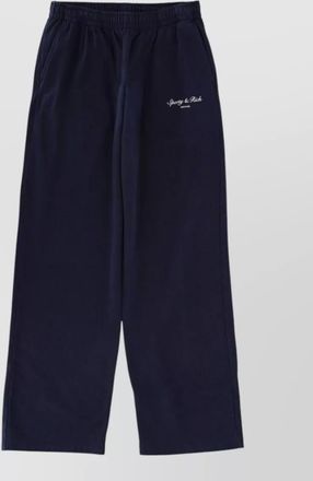 Sporty & Rich cotton wide-leg track pants