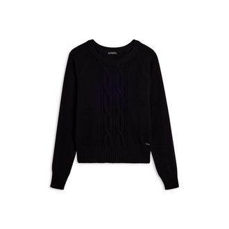 Freddy Maglia girocollo in tricot con trecce verticali