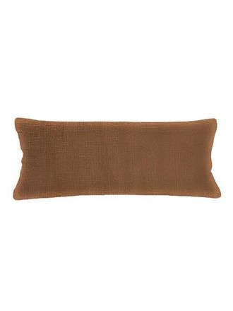 Anaya with Love So Soft Linen Body Pillow with Down Alternative Insert in Caramel at Nordstrom, Size 20X54