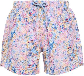 Boardies Zwembroek met bloemenprint - Roze