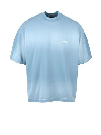 BONSAI Aqua Green Gradient Cotton T-Shirt