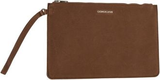 Giorgio Brato Brown Leather Pouch With Polished Finish