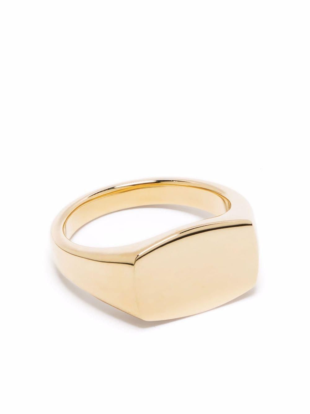 TOM WOOD Flush 9K Gold Ring コンビリング