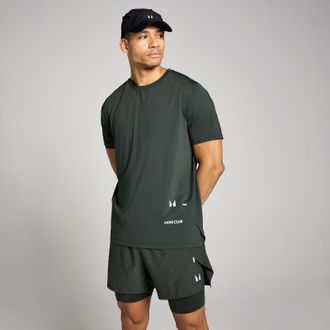 MyProtein Camiseta Hybrid de malla para hombre de MP - Negro lavado - XS