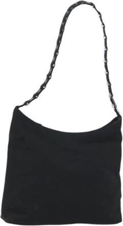 Ferragamo Pre-owned Nylon Schoudertas - Dames - Vintage Schoudertas - Zwart - ONE Size - Nylon - Vintage