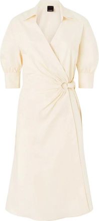 Pinko Aline Dress - female - PINKO - Wrap Dresses - Beige - M - Dresses