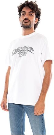 Carhartt Work in Progress S/S Limn Script T-Shirt - Heren - Tops - Wit - Maat: XL Katoen