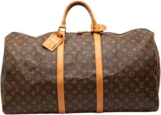 Louis Vuitton Pre-owned Weekend Bags, female, Brown, Size: ONE SIZE Pre-owned Keepall 60