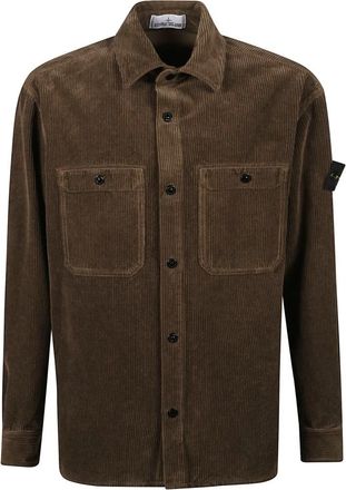 Stone Island Jassen, Heren, Groen, S, Overshirt