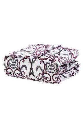 Luxury Home Paris Fleece Throw Blanket in Chantal at Nordstrom Rack, Size Queen