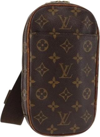 Louis Vuitton Pre-owned Belt Bags, female, Brown, Size: ONE SIZE Pre-owned Canvas Belt Bag