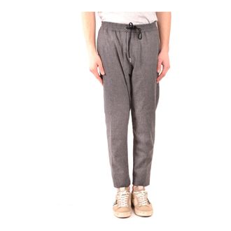 Hosio Slim-fit Trousers, male, Gray, M, Trousers