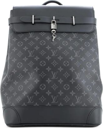 Louis Vuitton Steamer Monogram Eclipse Canvas backpack - Nero