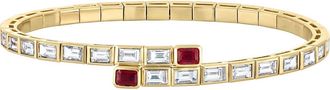 Bony Levy El Mar Ruby & Diamond Flex Bangle Bracelet in Yellow at Nordstrom, Size 7