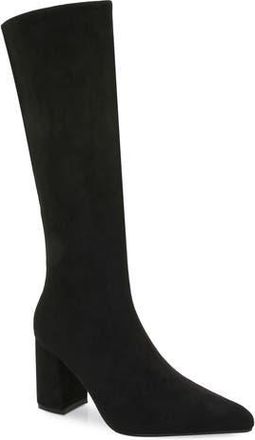 Berness Faux Suede Knee High Boot in Black at Nordstrom Rack, Size 5.5