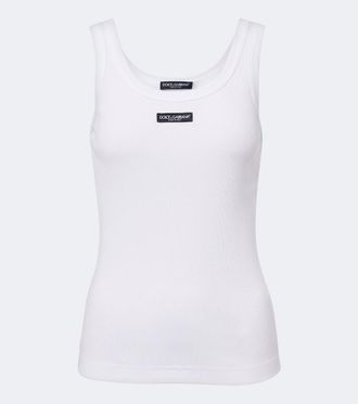 Dolce & Gabbana Logo cotton tank top