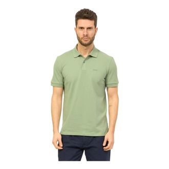 HUGO BOSS Heren, Tops, Groen, Maat: XL Katoen