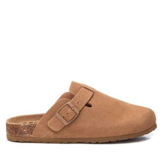 Xti Womens Suede Clogs In Camel