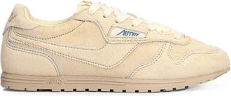 Autry Beige Medalist Sneakers